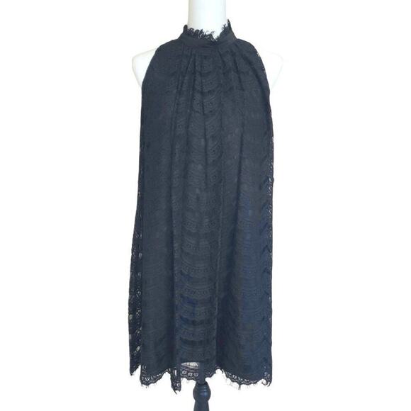 Milly of New York Dresses & Skirts - MILLY of New York Lace‎ Trapeze Dress Black Size 8